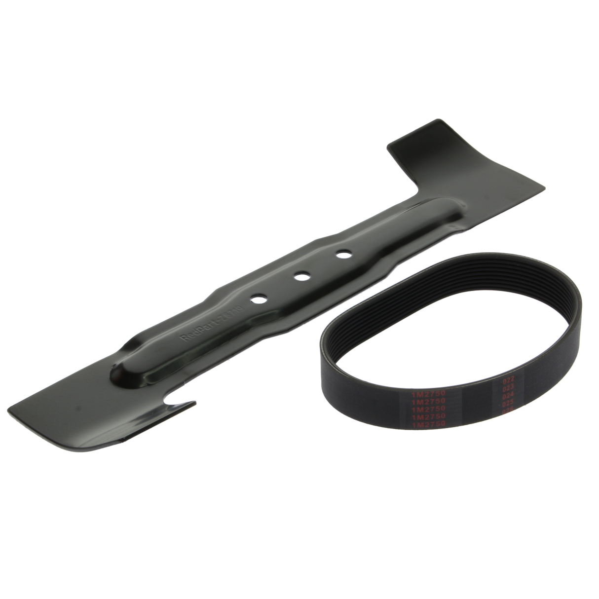 340mm Lawnmower Blade & 9 Rib Drive Belt Fits Bosch Rotak 34 36