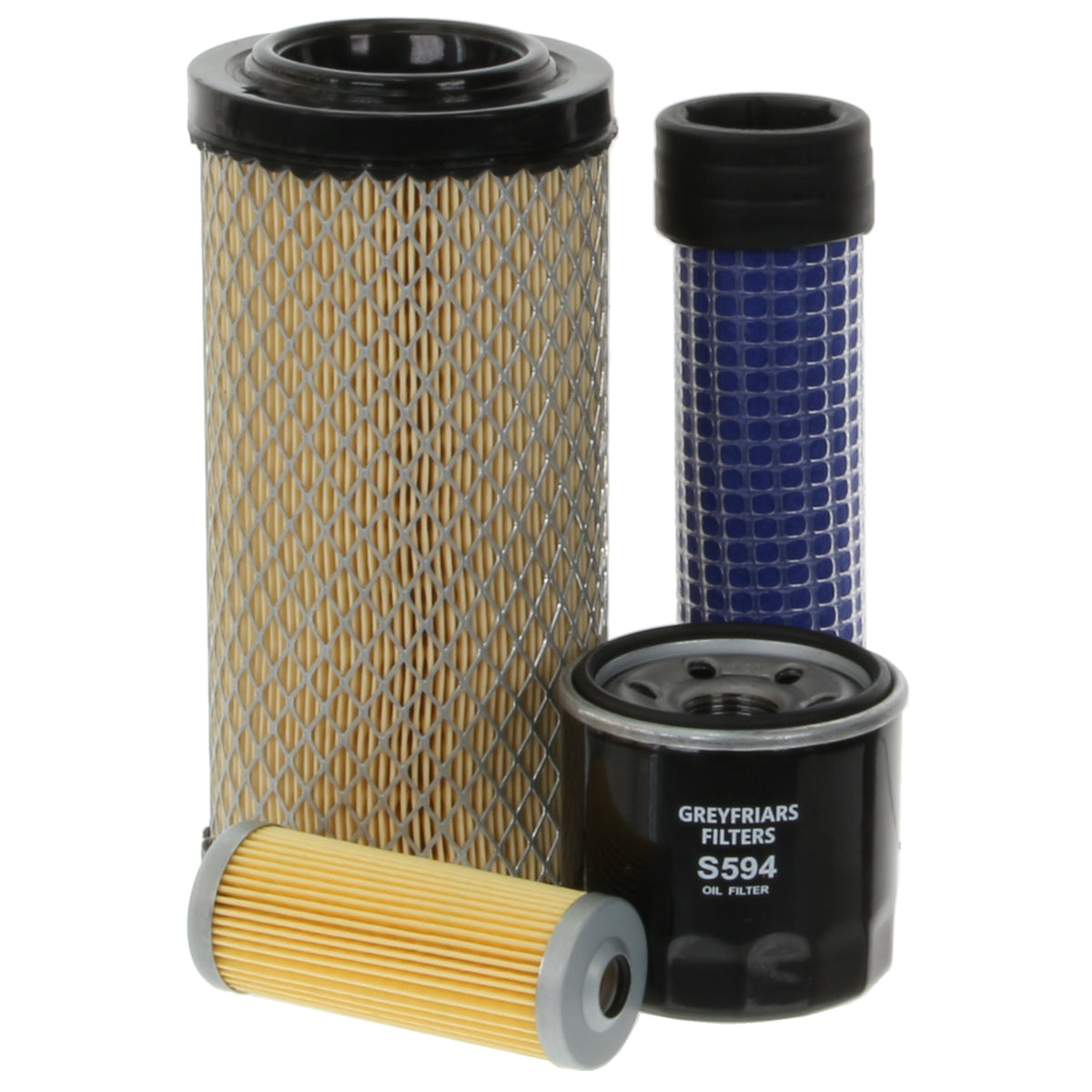 Thwaites 1 Ton Yanmar Mach 201 & 202 Filter Kit – Greenred Spares Ireland