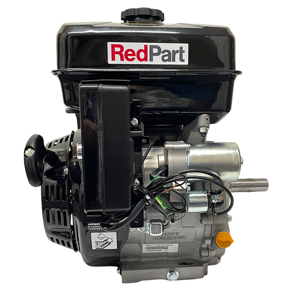 RedPart G420 Engine, 12.0HP - 15.0HP, 1" (25.4mm) Parallel Shaft, Electric Start