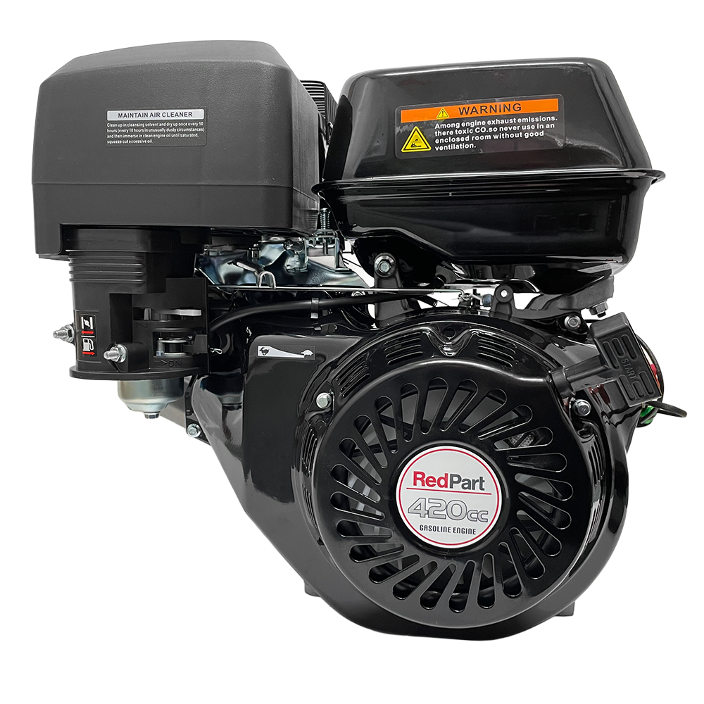 RedPart G420 Engine 12-15hp 1" Parallel Shaft Recoil Start