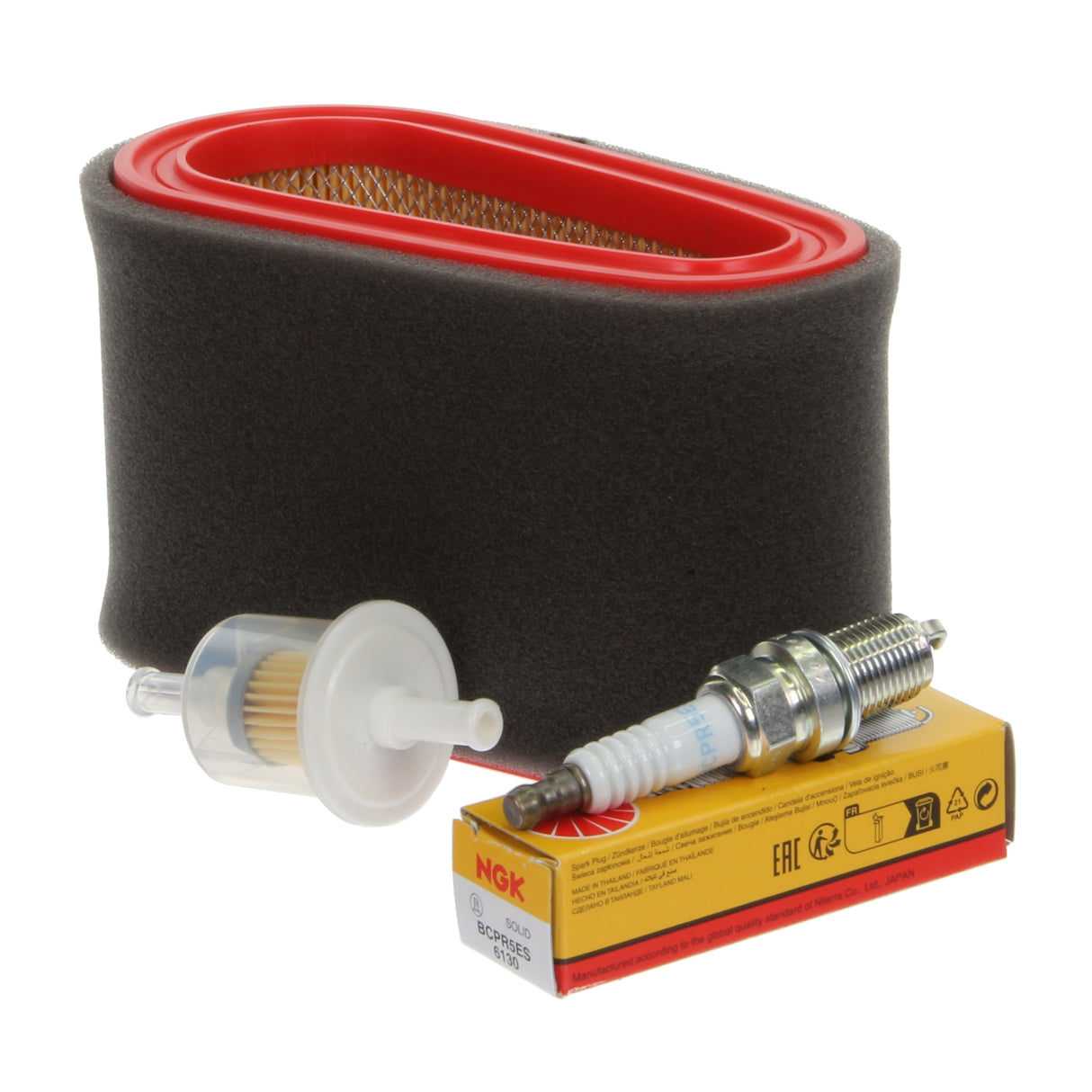 Service Kit fits Mountfield 1538M-SD 1538H-SD 1543H-SD (Air & Fuel Filter, NGK Plug)