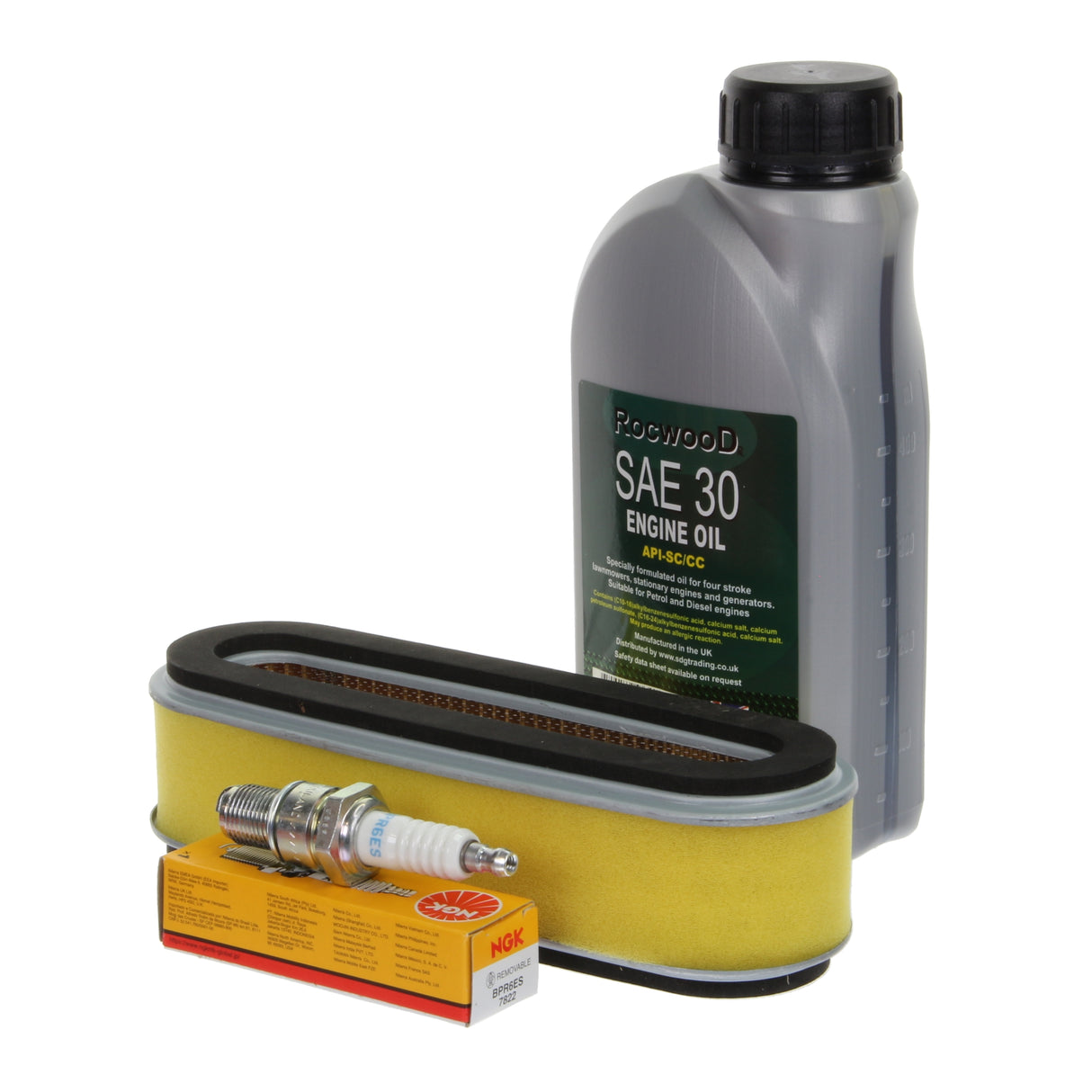 Service Kit  fits Honda HR194 Lawnmower (Air Filter, NGK Spark Plug Engine oil)