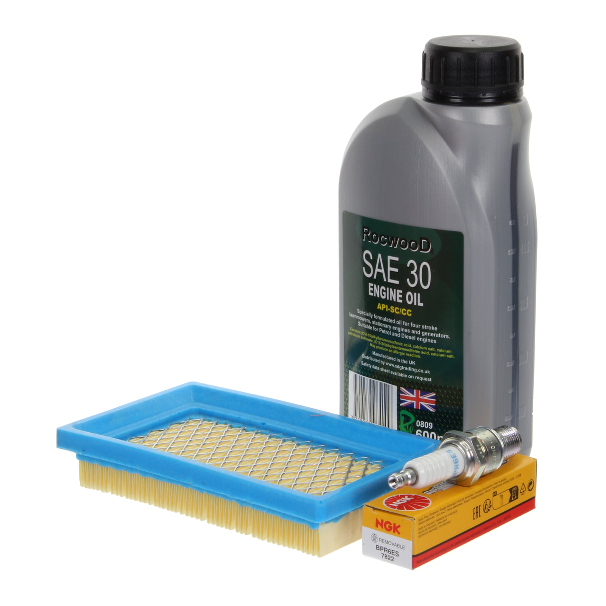 Service Kit fits Viking MB253T With Kohler Engine (Air Filter, NGK Spark Plug, Oil)