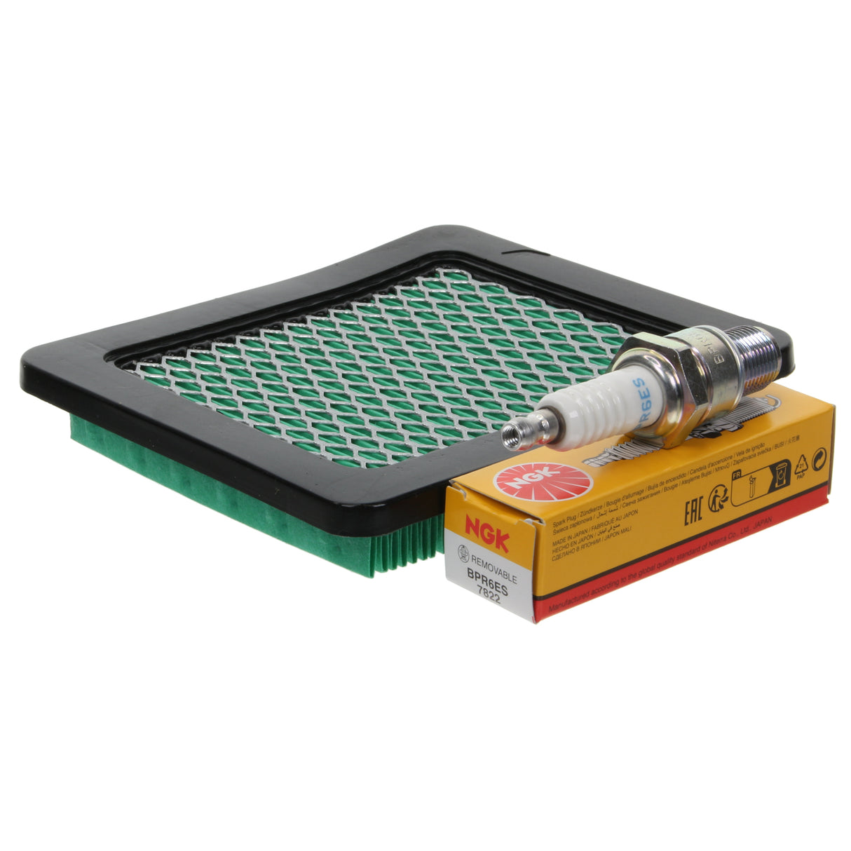 Service Kit fits Mountfield SP53H - Honda GCV160 Engine (Air Filter, NGK Spark Plug)