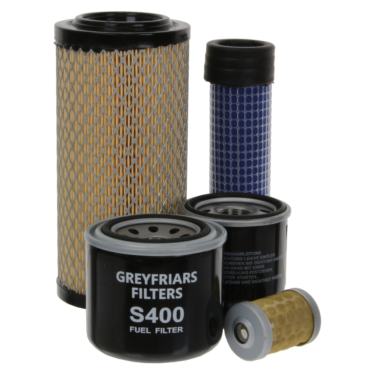 Kubota KX018-4 KX019-4 D902 Engine Filter Kit K0069