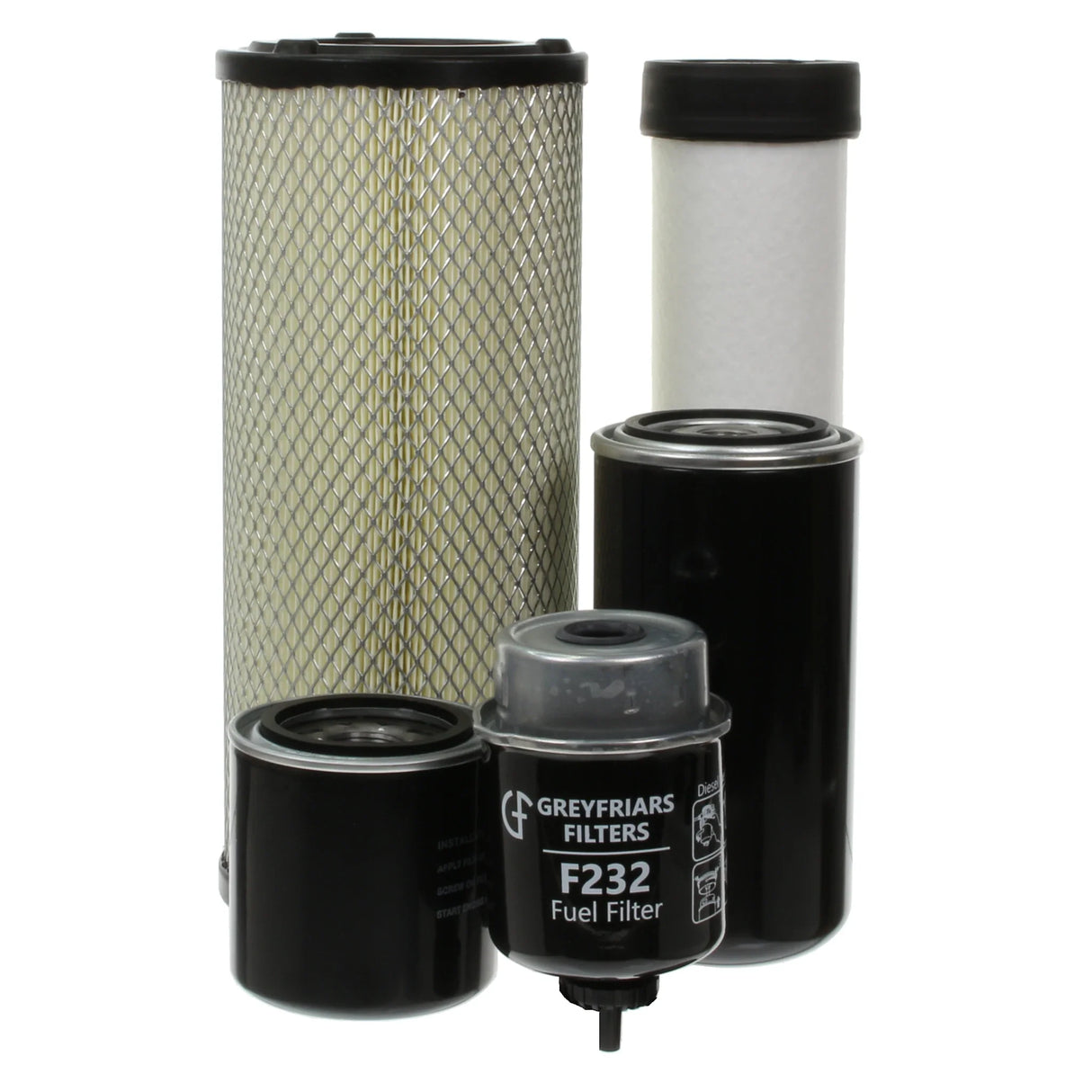 Filter Service Kit for New Holland W 70 C Charger | Engine: Cnh F5C | Years: 01/2014 Onwards