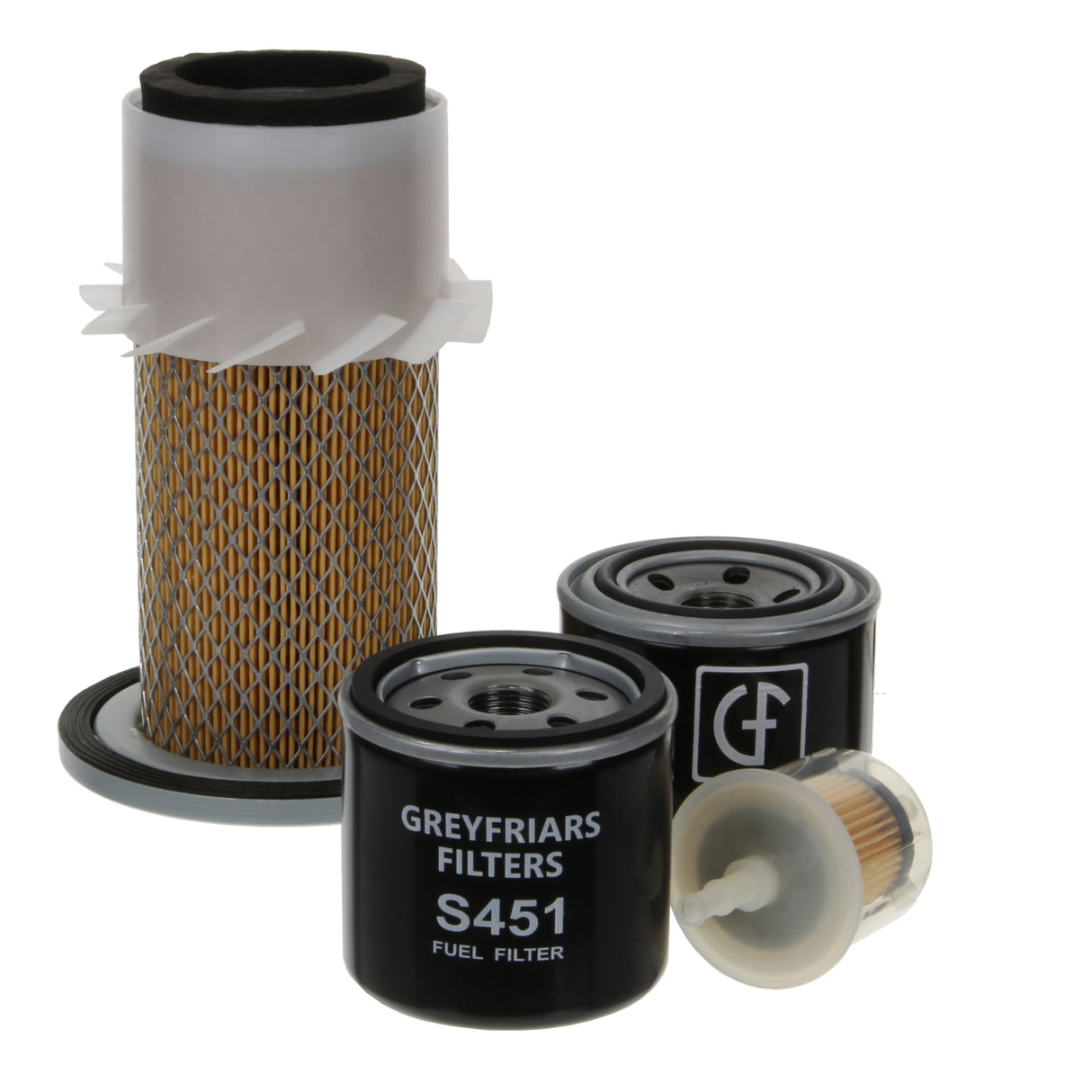 Filter Service Kit for Case CK 15 Mini Excavator | Engine: Kubota D1105