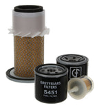 Filter Service Kit for Case CK 15 Mini Excavator | Engine: Kubota D1105
