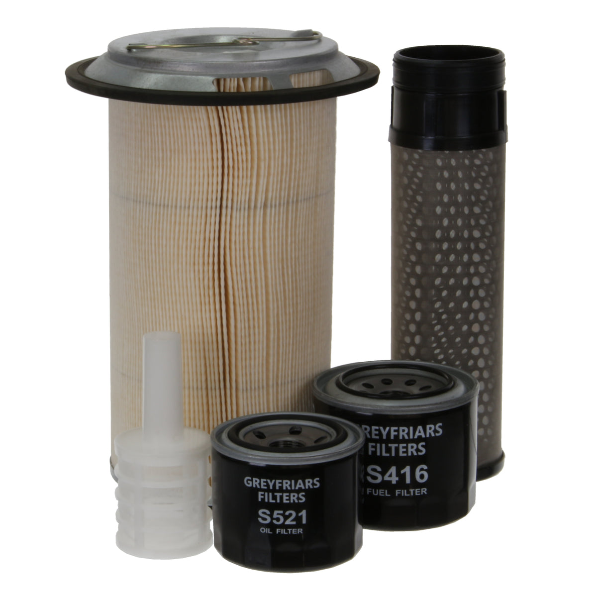 Filter Service Kit for New Holland E 50.2 SR Mini Excavator | Engine: Yanmar 4TNV88-XYB | Years: 01/2004 Onwards