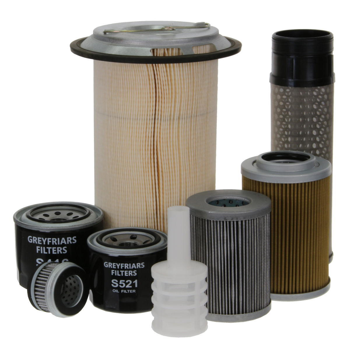 Filter Service Kit for New Holland E 50.2 SR Mini Excavator | Engine: Yanmar 4TNV88-XYB | Years: 01/2004 Onwards