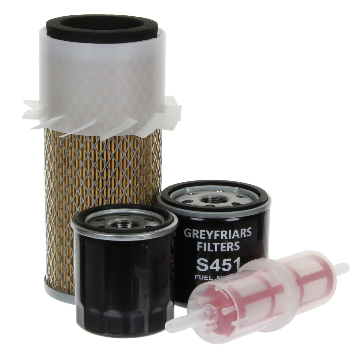 Filter Service Kit for Genset MG 10000 SS-K Generator | Engine: Kubota D 722 | Years: 1/2008 Onwards
