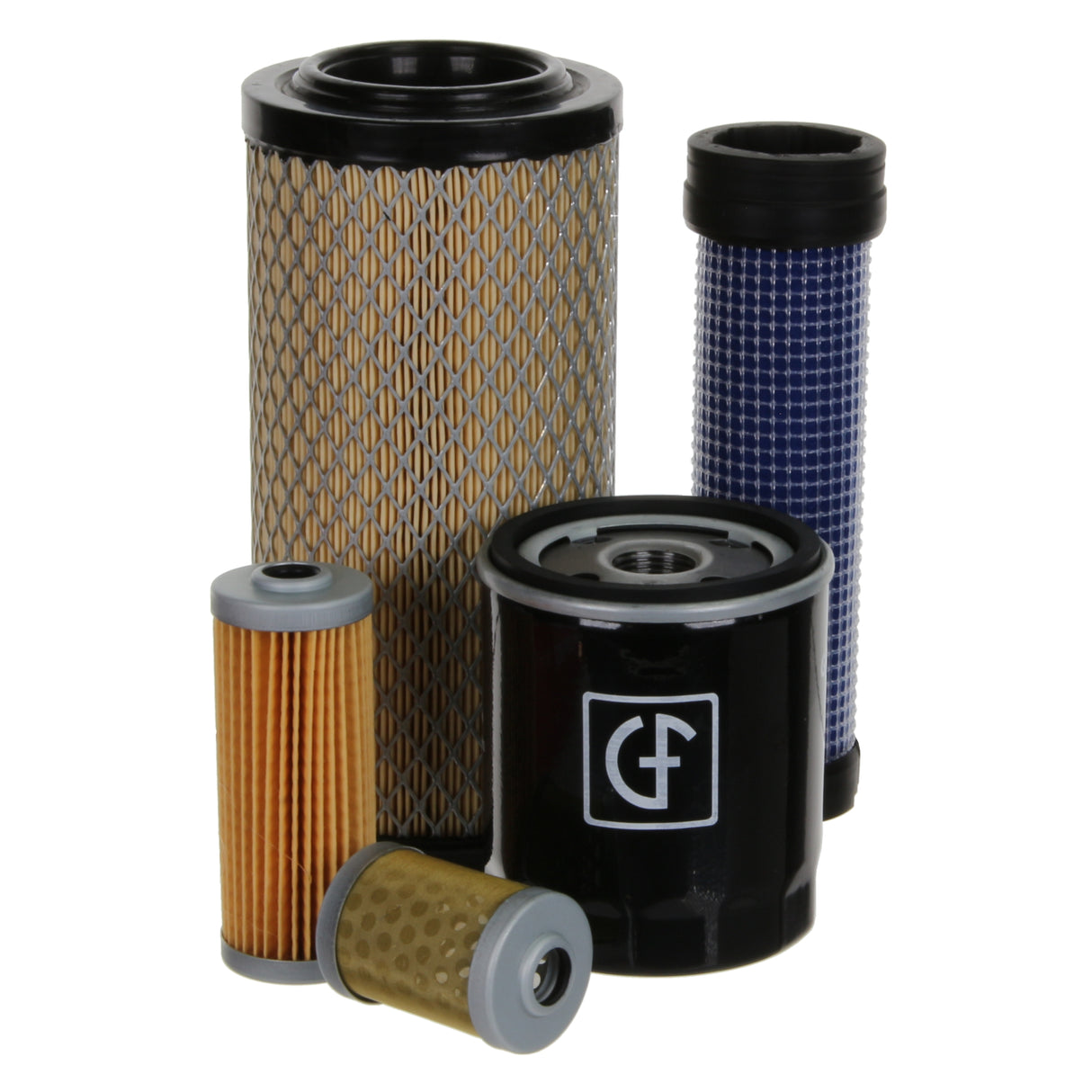 Filter Service Kit for Hitachi ZX 16 ZAXIS Mini Excavator | Engine: Isuzu 3YB1 Diesel (12HP/9KW) | Years: 1/2003 Onwards