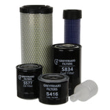 Filter Service Kit for Hitachi ZX 33 U-3 CLR ZAXIS Mini Excavator | Engine: Yanmar 3TNV88BPHB