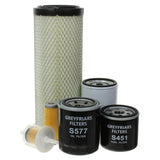 Filter Service Kit for Jacobsen FAIRWAY 305 Lawnmower | Engine: Kubota