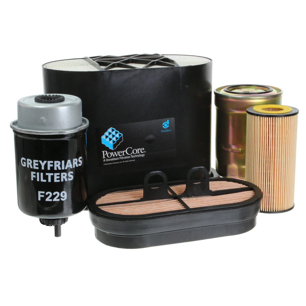 Filter Service Kit for JCB 406 T4 Charger | Engine: Kohler KDI2504TCR/22 | Years: 01/2015 Onwards