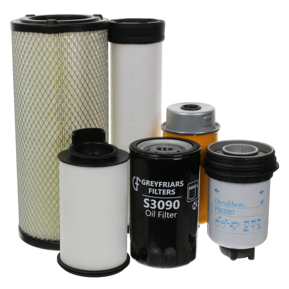 Filter Service Kit for JCB 300 Mini Loader | Engine: JCB TCAE-55 Diesel (74HP/55KW) | Years: 01/2017 - 01/2019