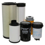 Filter Service Kit for JCB 300 T Mini Loader | Engine: JCB TCAE-55 Diesel (74HP/55KW) | Years: 01/2017 - 01/2019
