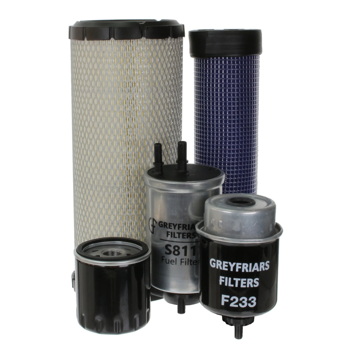 Filter Service Kit for JCB 406 T4 Charger | Engine: Kohler KDI2304M24 | Years: 01/2014 Onwards