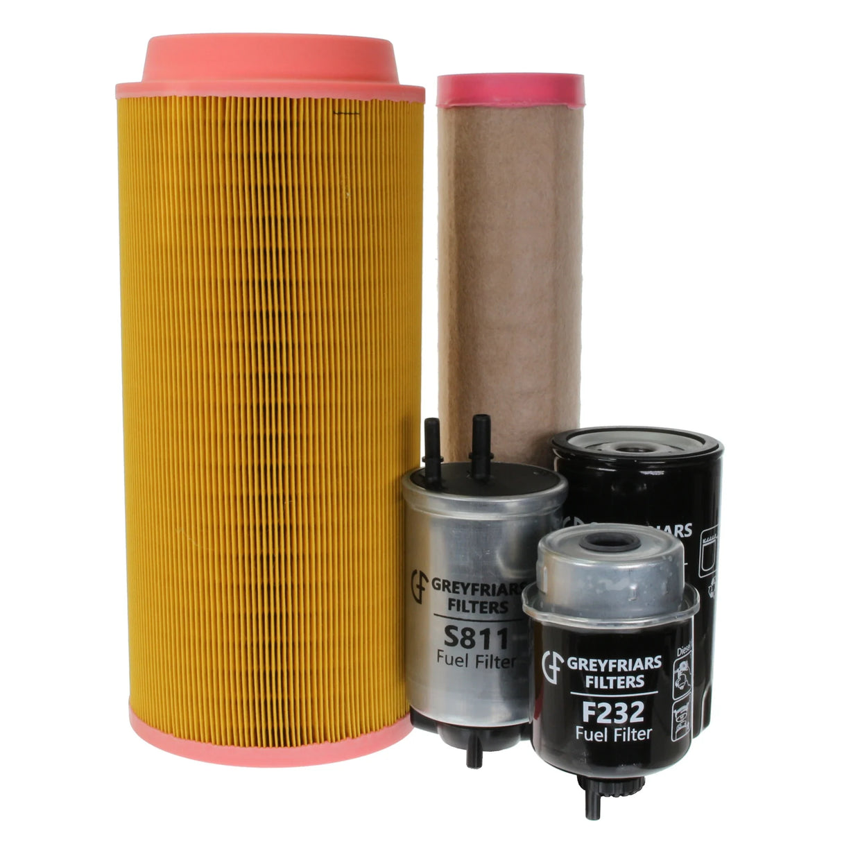 Filter Service Kit for JCB 540-170 Telehandler | Engine: JCB TCA74 | Years: 01/2008 Onwards