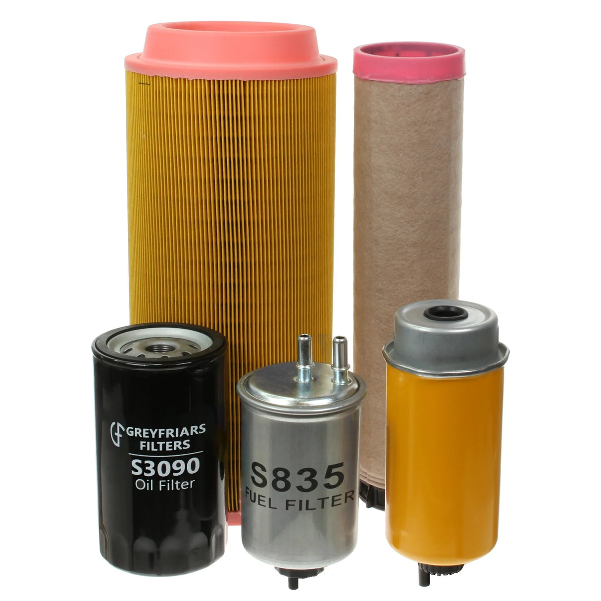 Filter Service Kit for JCB 535-95 AGRI SUPER Telehandler | Engine: JCB 444 TCAE 97 | Years: 01/2010 Onwards