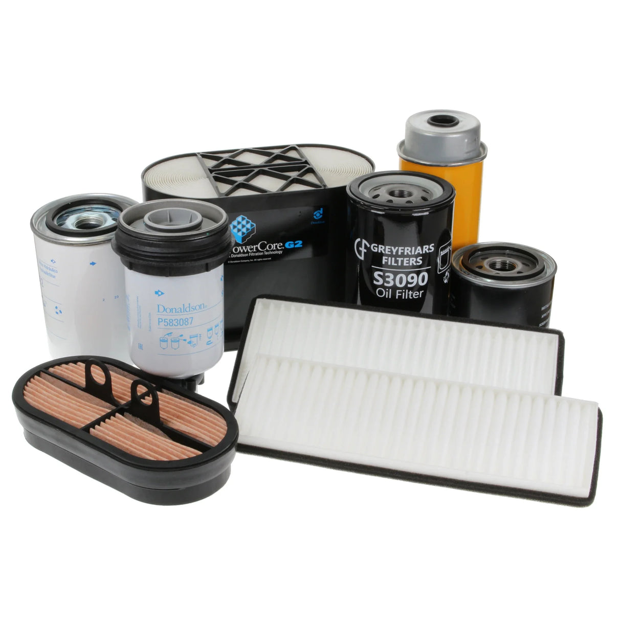 Filter Service Kit for JCB 535-125 HVB Telehandler | Engine: JCB 444TA4-55L1 | Years: 01/2013 Onwards