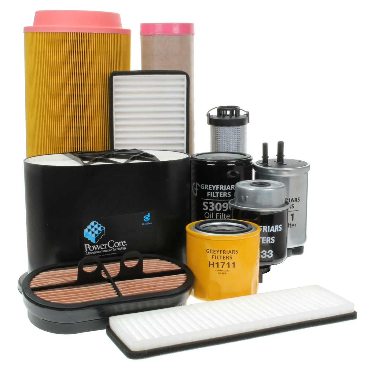 Filter Service Kit for JCB 540-170 Telehandler | Engine: JCB 444T2 | Years: 01/2006 Onwards