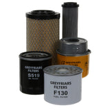 Filter Service Kit for JCB 8016 Mini Excavator | Engine: Perkins