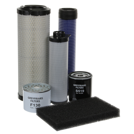 Filter Service Kit for JCB 8032 ZTS Mini Excavator | Engine: Perkins