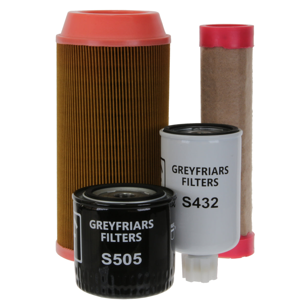 Filter Service Kit for JCB VMT 260 Compactor | Engine: Kubota D 1503