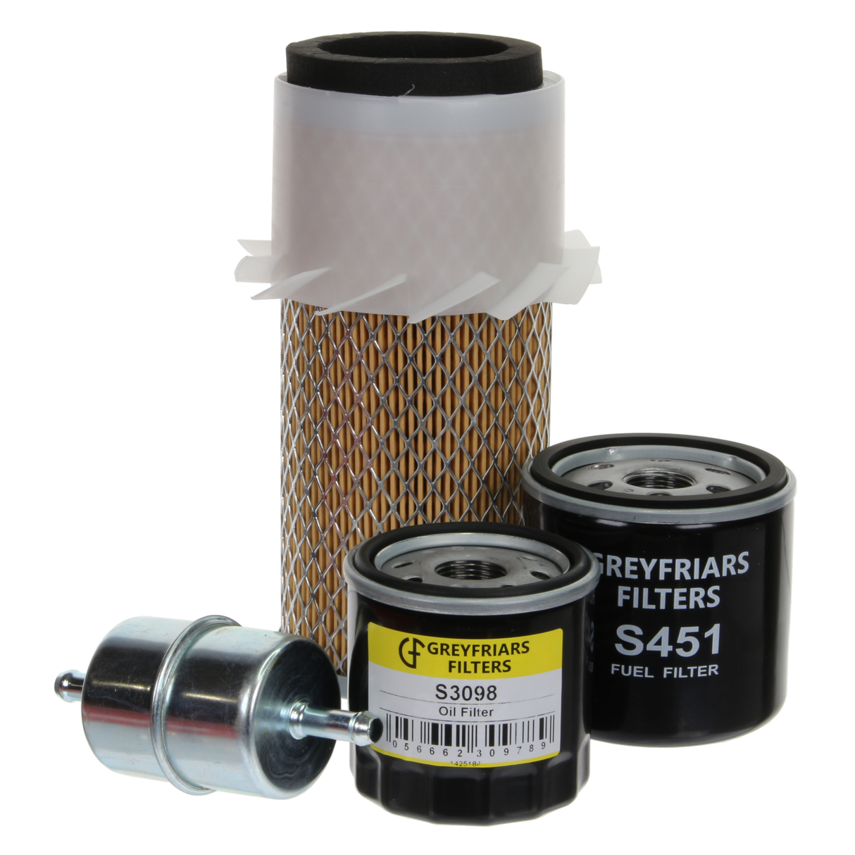 Filter Service Kit for Kubota KH 31 Mini Excavator | Engine: Kubota Z 600
