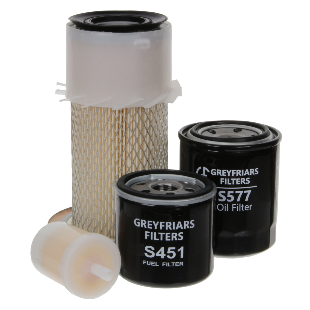 Filter Service Kit for Kubota KX 024 Mini Excavator | Engine: Kubota D1105 | Years: 01/1995 Onwards