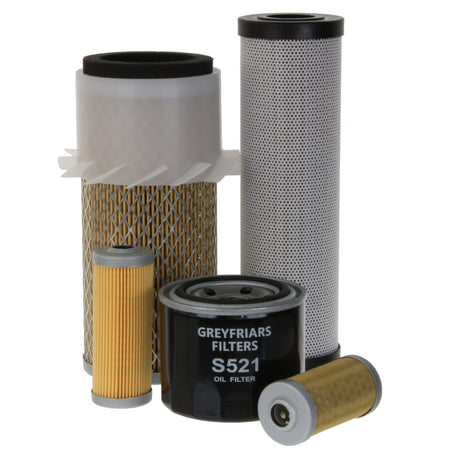 Filter Service Kit for Neuson LIFTON 1001 Mini Dumper | Engine: Yanmar 3 TNE 74-ENSR-3