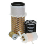 Filter Service Kit for Pel Job ED 750 Mini Dumper | Engine: Mitsubishi L 2 E
