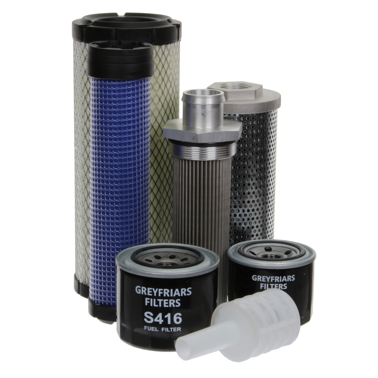 Filter Service Kit for Yanmar SV 26 Mini Excavator | Engine: Yanmar 3TNV82A Diesel | Years: 01/2014 Onwards
