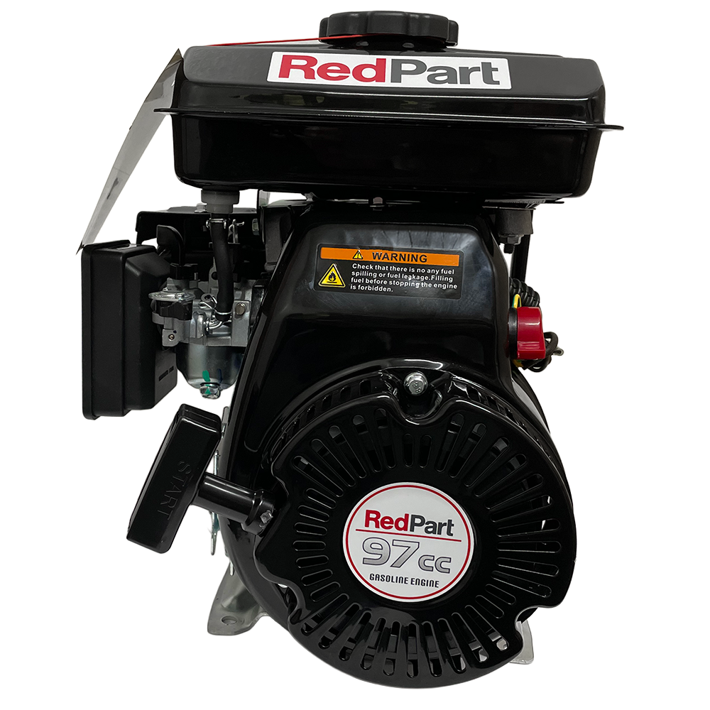 RedPart LC152 Engine (Replaces Honda GX100), 1.8HP - 2.5HP, 5/8" (16mm) Horizontal Shaft, Recoil Start