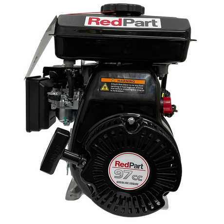 RedPart LC152 Engine (Replaces Honda GX100), 1.8HP - 2.5HP, 5/8" (16mm) Horizontal Shaft, Recoil Start