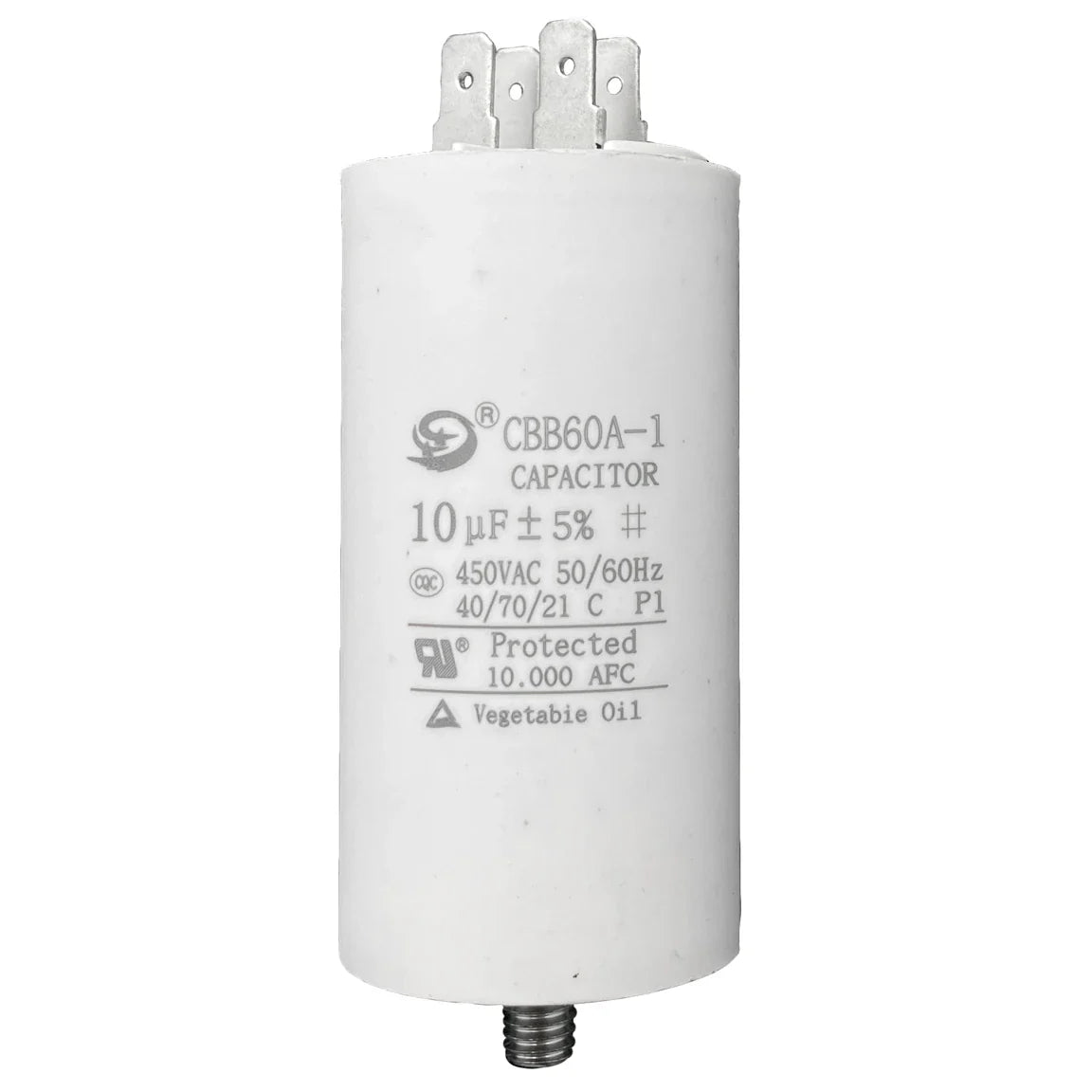 10UF CBB60 Electric Motor Capacitor 50/60Hz