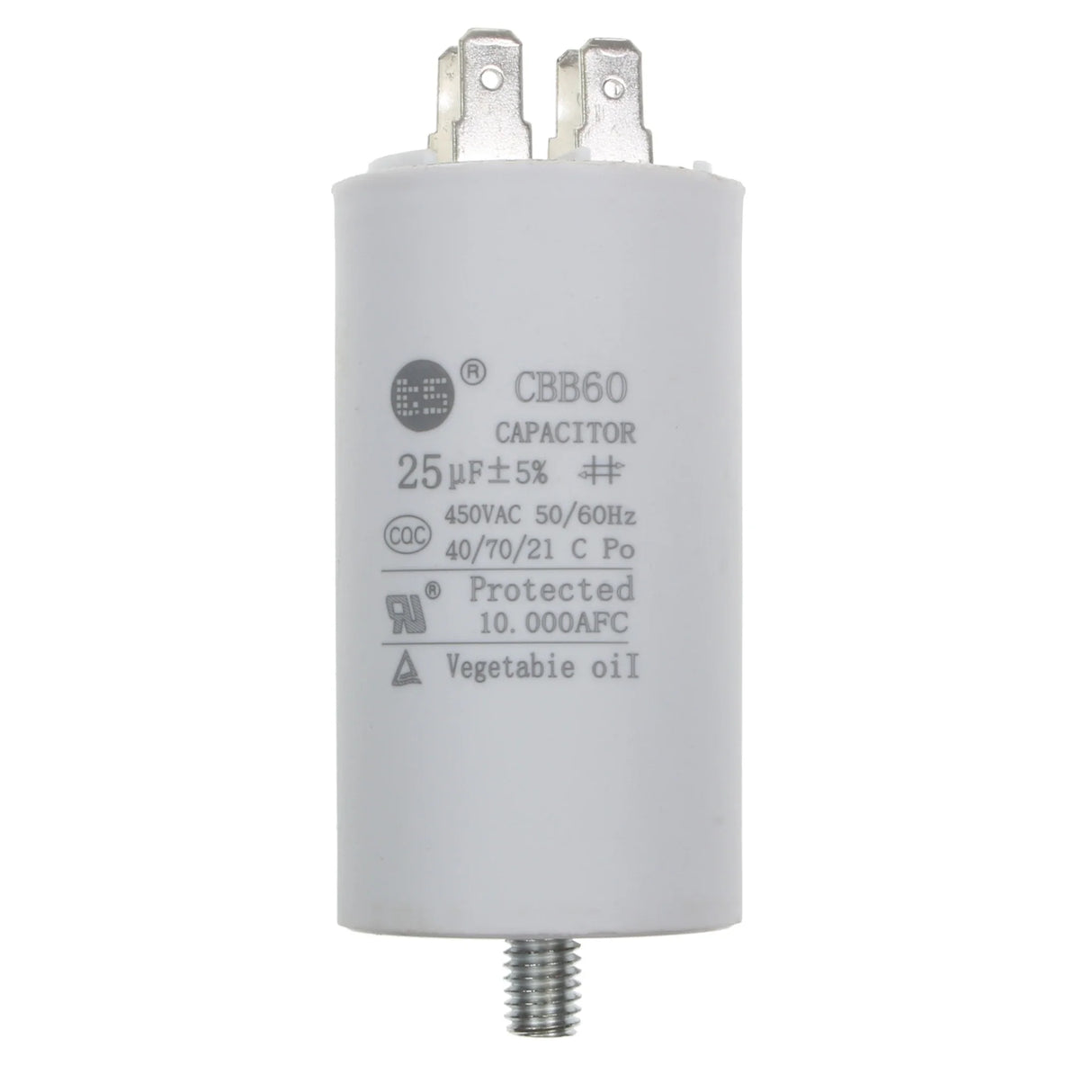 25uF Capacitor 50/60Hz 230V fits Belle MiniMix 150 Replaces 70/0135