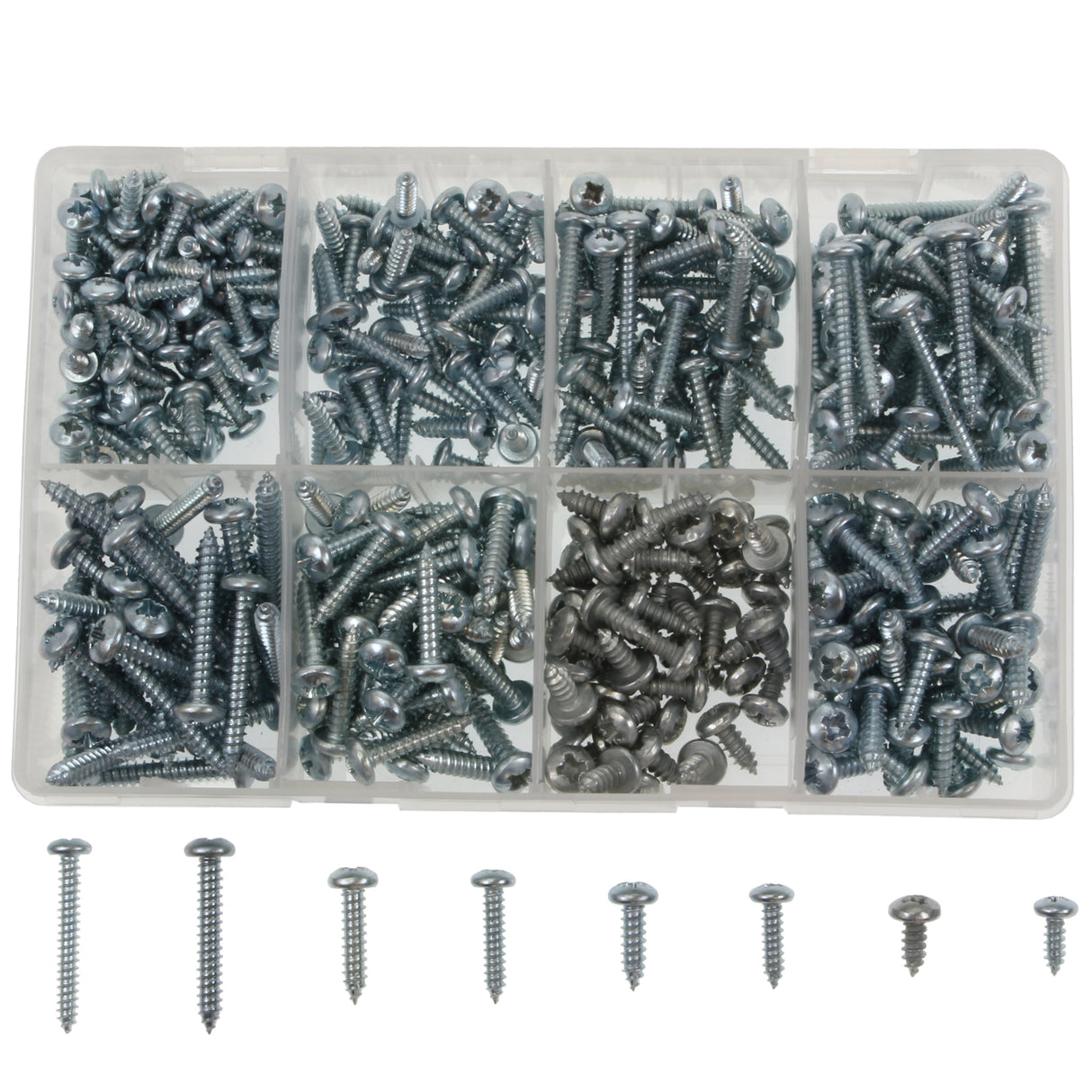 Assorted Large Self-Tapping Screws (Qty 500)