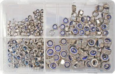 Stainless Steel Nylon Insert Nuts M5-M10 (Qty 250)