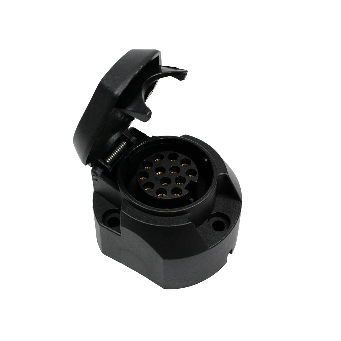 13 Pin Plastic Bayonet Trailer Socket