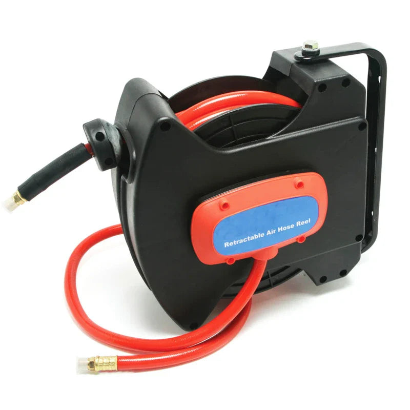 10m Retractable Heavy Duty Air Hose Wall Mountable. Hose: 3/8"