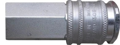 Airline XF Coupling 1/4" BSP Female Thread. High Flow Rate 130cfm @ 100psi