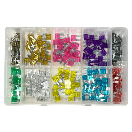 Assorted Mini Blade Fuses 2-30A (Qty 200)