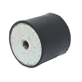 Rubber Mount Male/Female 50 x 50mm M10 Thread