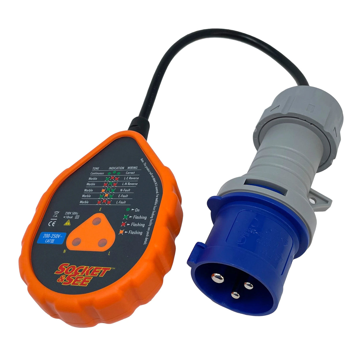 Socket & See SOK40/16HD 230V Industrial Socket Tester