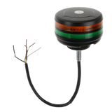 Vision Red Dual Lens Single Bolt LED Beacon - Amber/Green