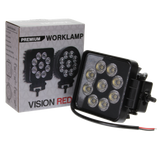 Premium Visionred Worklamp IP68K 36 Watt | Square