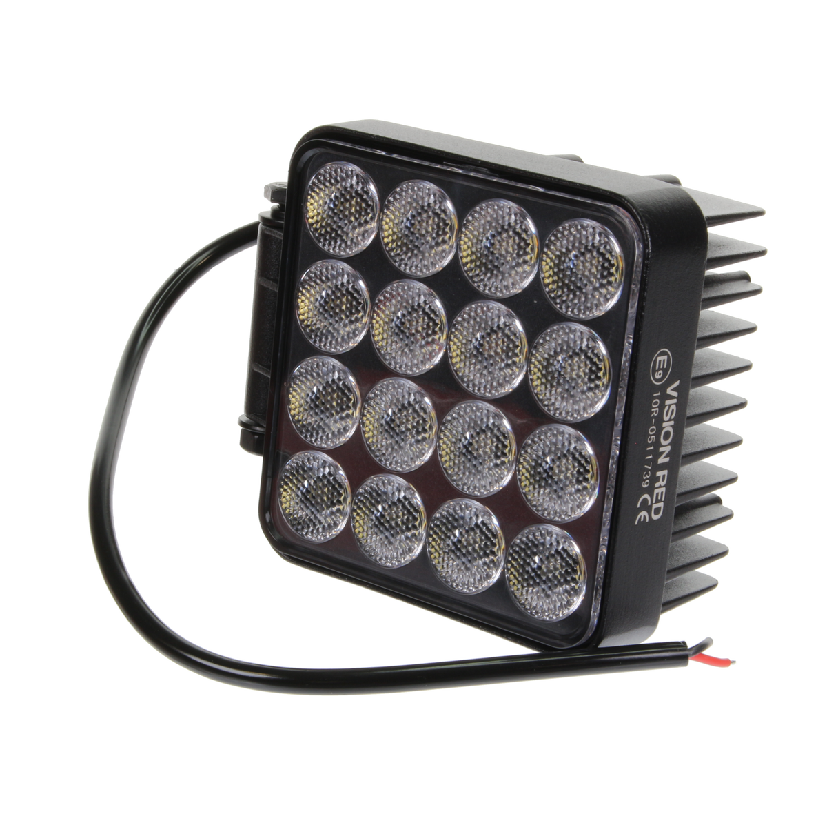 Premium Visionred Worklamp IP68K 48 Watt | Square