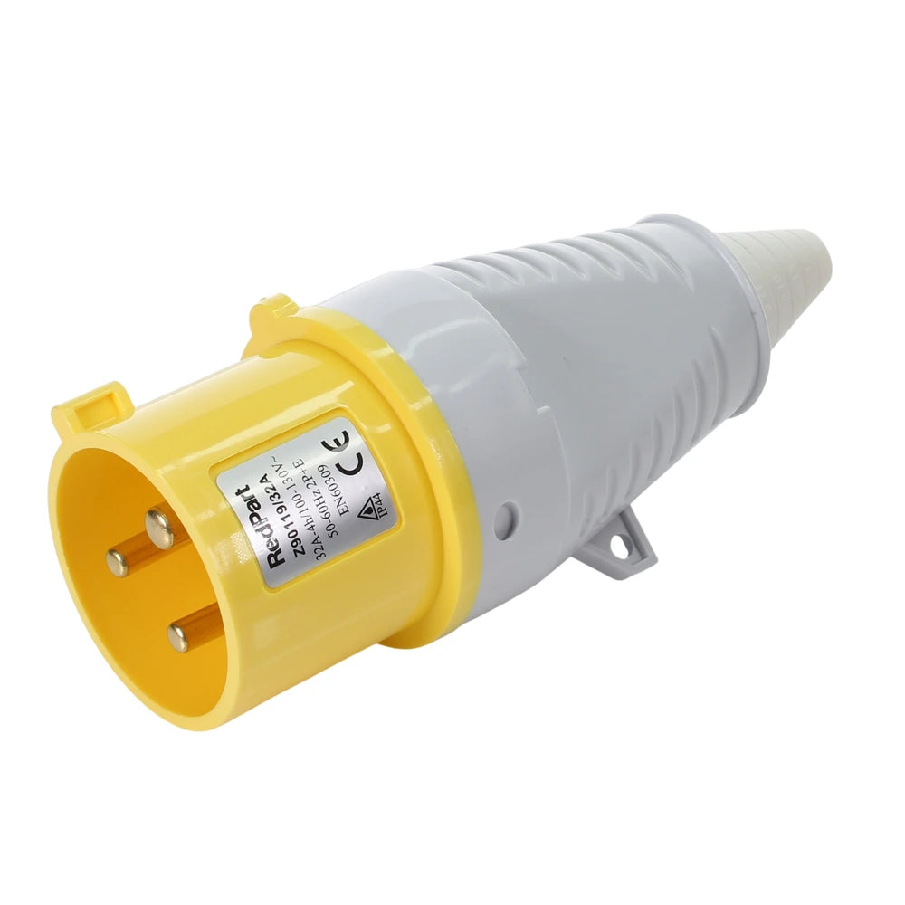 110V 32Amp (Yellow) Plug Premium